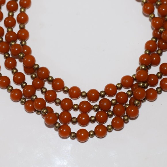 VTG 1930s Butterscotch Amber / Orange Bakelite Set - Picture 4 of 8